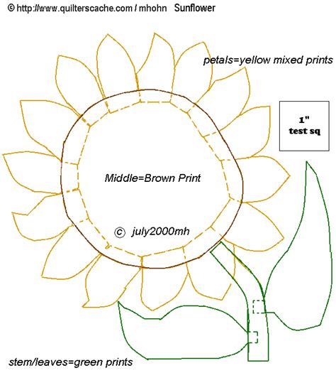 sunflower template   sunflower template png images