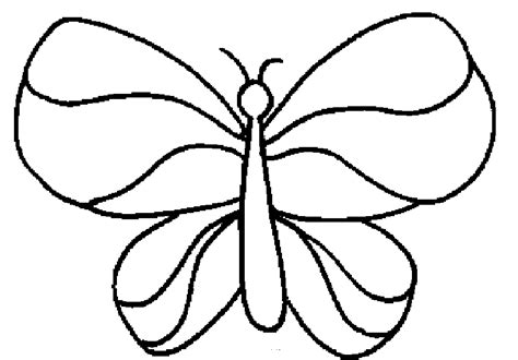 simple butterfly coloring pages coloring home
