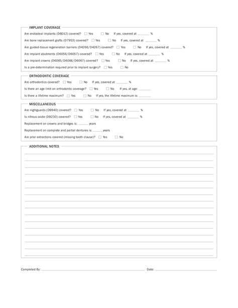 dental insurance verification form kansas