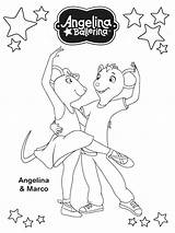 Angelina Ballerina Marco Princess Colouring Coloring Coloringpage Ca Dvd Pages Sheet Colour Check Category sketch template