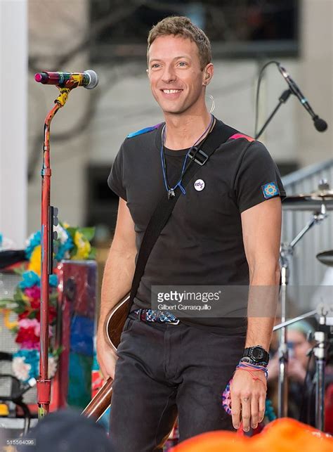 Musician Singer Songwriter Lead Vocalist Chris Martin Of The Band