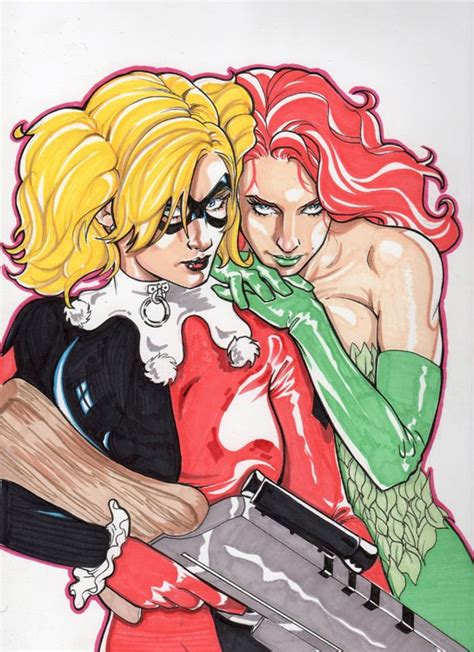 Poison Ivy Harley Quinn By Josh By Comicvisionz On Deviantart