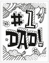 Coloring Dad Hallmark sketch template