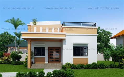 maryanne one storey with roof deck shd 2015025 pinoy eplans modern house designs small