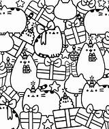 Pusheen Coloring Pages Book Cat Printable Print Cute Colouring Sheets Birthday Christmas Cartoon Books Unicorn Kawaii Kids Rocks Weihnachten Template sketch template