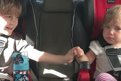 Brother Comforts Scared Sister At Car Wash Simplemost