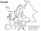 Netherlands Coloring Map European Europe Pages Country Highlighting Ws sketch template