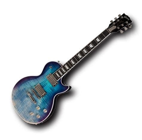 gibson les paul hp high performance electric guitar blueberry fade south coast
