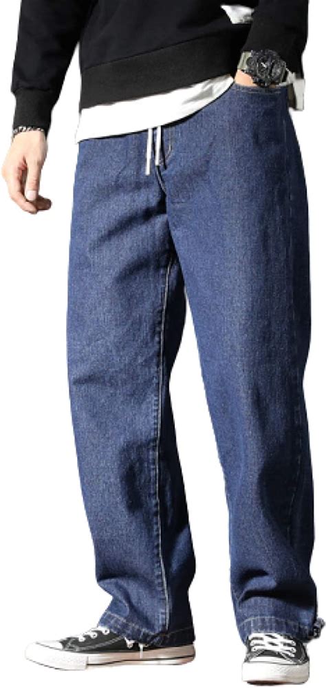 herrenjeans fruehling und herbst breitbeinige grosse lockere gerade geschnittene jeans trendy