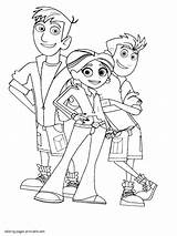 Coloring Kratts Wild Pages Print Getcolorings sketch template
