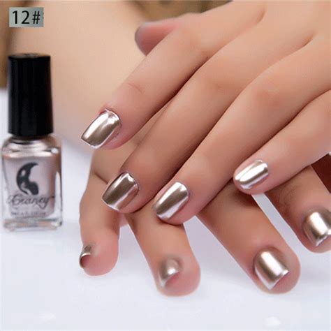 buy ml metallic metal nail polish magic mirror effect chrome nail art polish