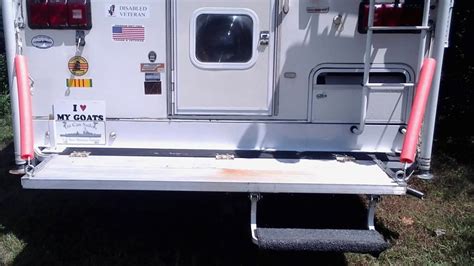 rear camper deck   salvaged parts truck camper magazine