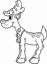 Coloring Reindeer Pages Christmas Kids Do Cartoon Printable Printactivities Kidzone Popular Bells Print sketch template