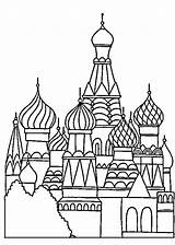 Russie Russia Cathnounourse Russe Moscou Orientalische Palacio Russland Maternelle Enfants Colorear Russes Colouring Coloriages Moschee Tagebuch Visuels Basile Autour Hundertwasser sketch template