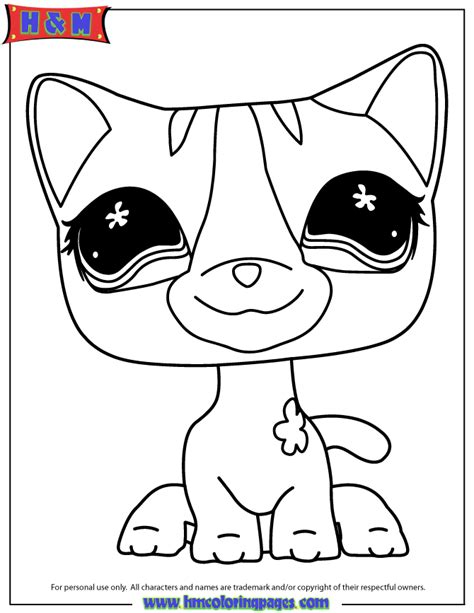 cat lps colouring pages
