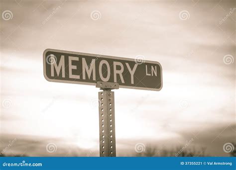memory lane stock image image