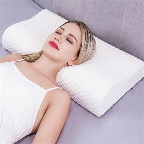 memory foam contour pillow cervical pillows for sleeping relieve neck