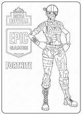 Fortnite Coloringoo Trooper sketch template