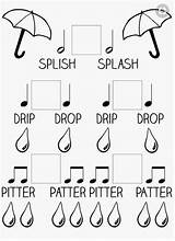 Rainy Music Songs Rhythm Worksheets Teaching Thunder Kindergarten Hear Song Activities Umbrella Piano Letsplaykidsmusic Play Let Kids Preschool Rain Sheet sketch template