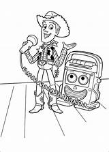 Toy Story Coloring Pages Printable Andy Book Star Singing Cartoon Sheets Color Print Kids Filminspector Disney sketch template