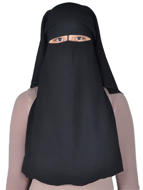 Niqab Gesichtsschleier Schwarz Hijab Online Kaufen Egypt Bazar Shop