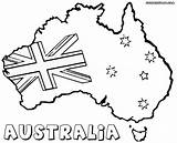 Australian Flag Coloring Pages Drawing Flags Getdrawings Print Colorings sketch template