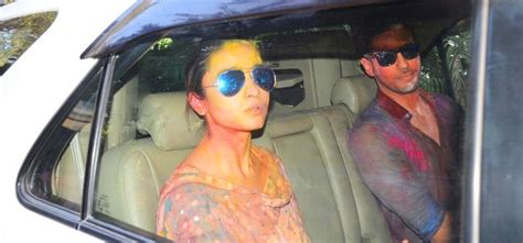 Alia Bhatt And Sidharth Malhotra Arrive Together At Holi Party