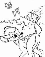 Bambi Bamby Uccellini Passarinhos Farfalle Thumper Borboleta Malvorlagen Coloriages Dvanaest Bojanke Hellokids Popular Crtež Coloringhome Stampa sketch template