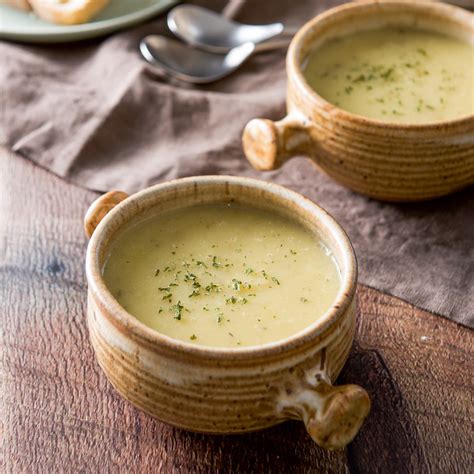 instant pot potato leek soup creamy and delicious dishes delish