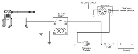 wiring diagram  viair compressor wiring flow
