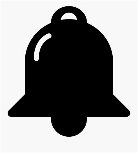 bell bell icon black png  transparent clipart clipartkey