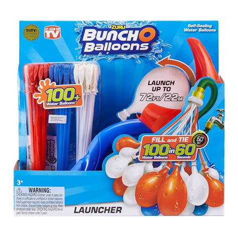 bunch  balloons launcher   rapid filling  sealing water balloons  zuru walmartcom