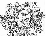 Moshi Monsters Wecoloringpage sketch template