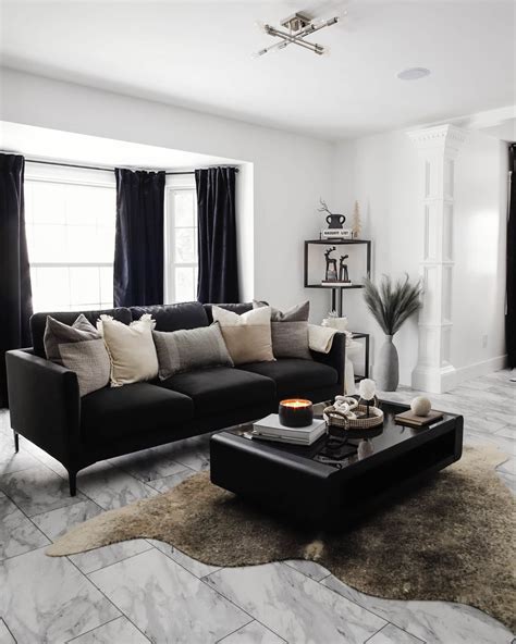 style  black sofa castlery