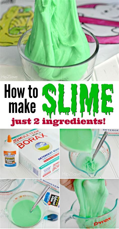 homemade slime recipe   ingredients slime recipe slime