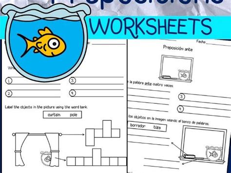 prepositions worksheets teaching resources