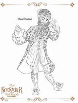 Nutcracker Coloring Realms Four Pages Sheets Activity sketch template