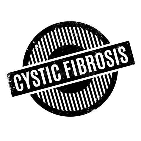 Cystic Fibrosis Rubber Stamp Stock Vector Illustration