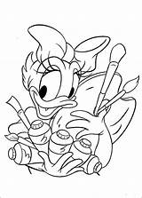Coloring Pages Daisy Disney Duck Fun Pm Posted sketch template