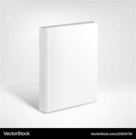 blank hardcover book mockup paper book template
