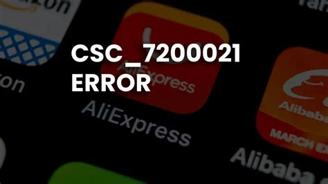 error code csc  paying  card  aliexpress