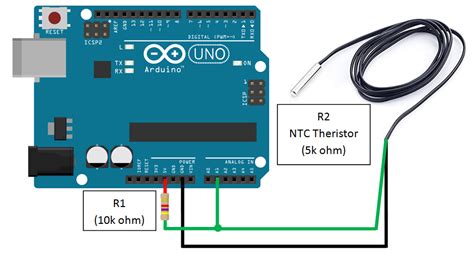 ntc thermistor  measure temperature  blog  diy solar  arduino projects