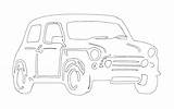 Dxf Mini Car  3axis Vectors sketch template