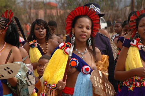 Reed Dance Zulu Women African Royalty Tribal Women