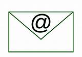 Email Clipart Simple Sign sketch template