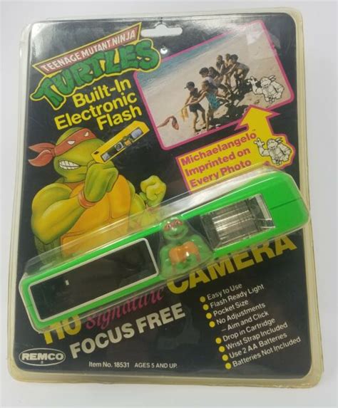 vintage teenage mutant ninja turtles green  remco  camera mirage studios  sale