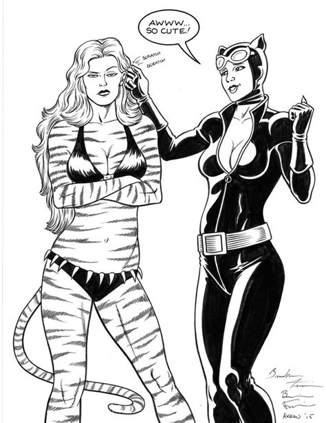 tigra and catwoman crossover comic book lesbians