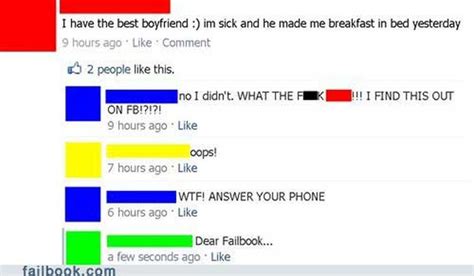 31 people caught cheating on facebook