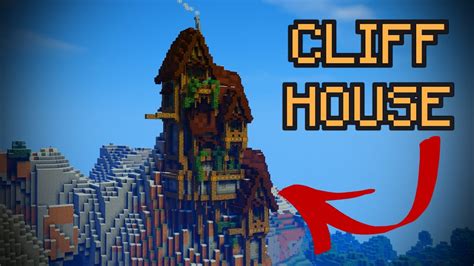 minecraft cliff house youtube