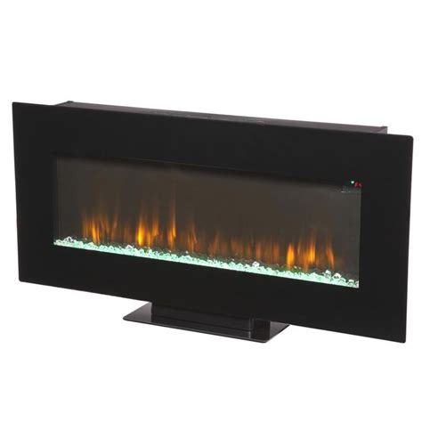 home decorators collection   infrared wall mount electric fireplace  black sp